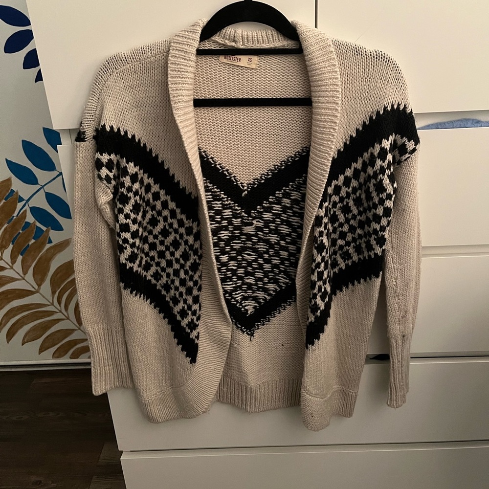 Tribal print cardigan